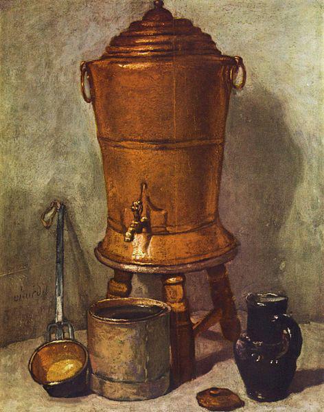 Jean Simeon Chardin Der Wasserbehalter oil painting image